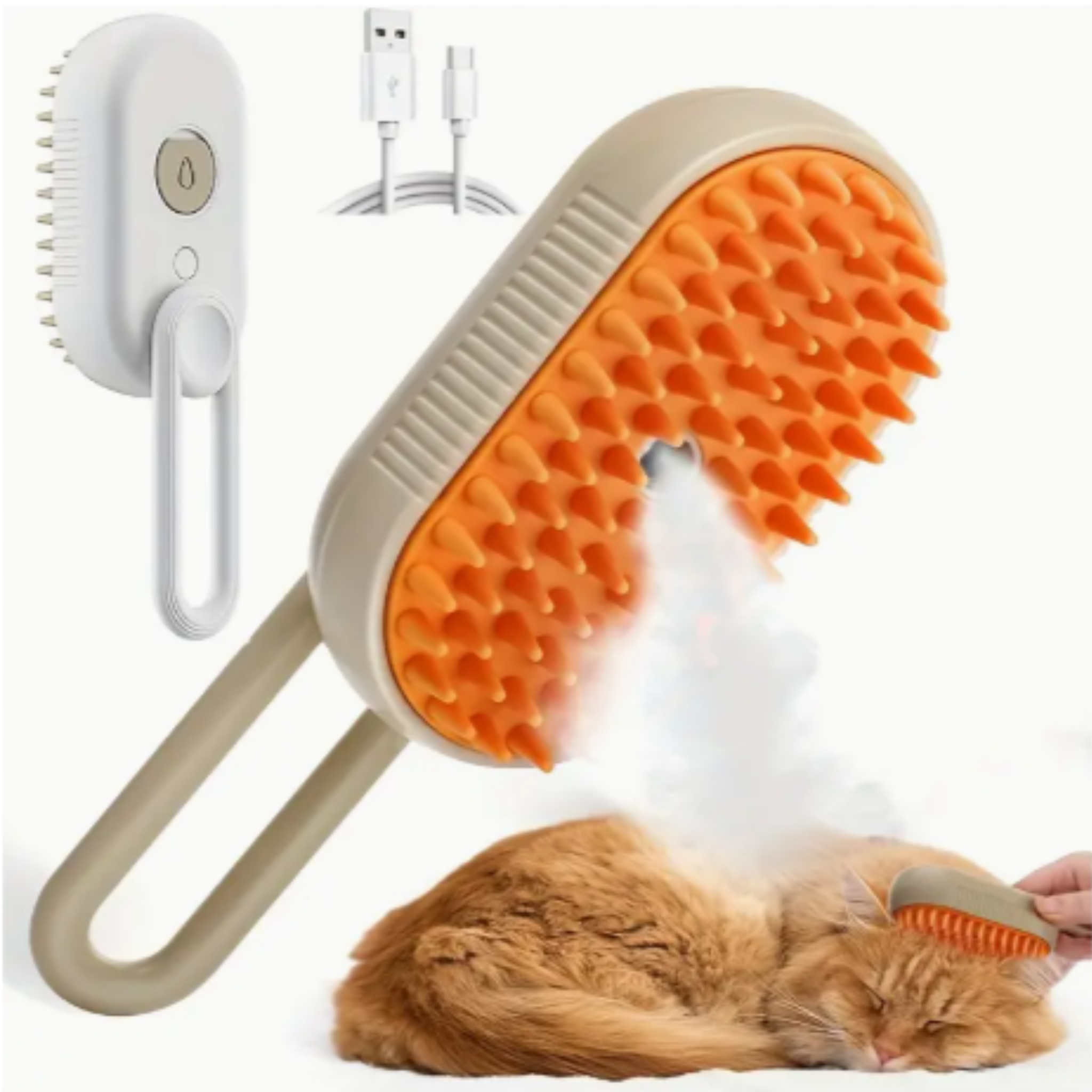 Pet Electric Steam Brush