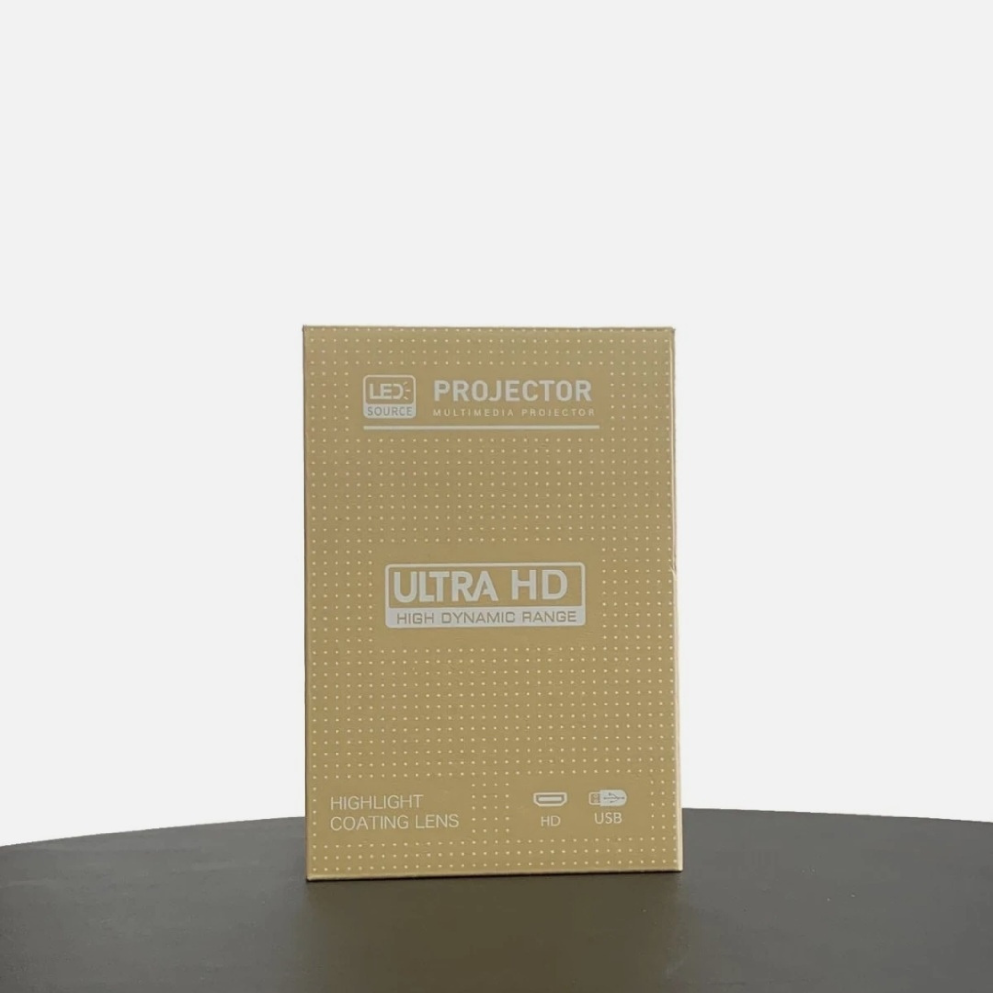 Smart Portable Projector with WiFi & Bluetooth for Movies, Gaming & Home Entertainment