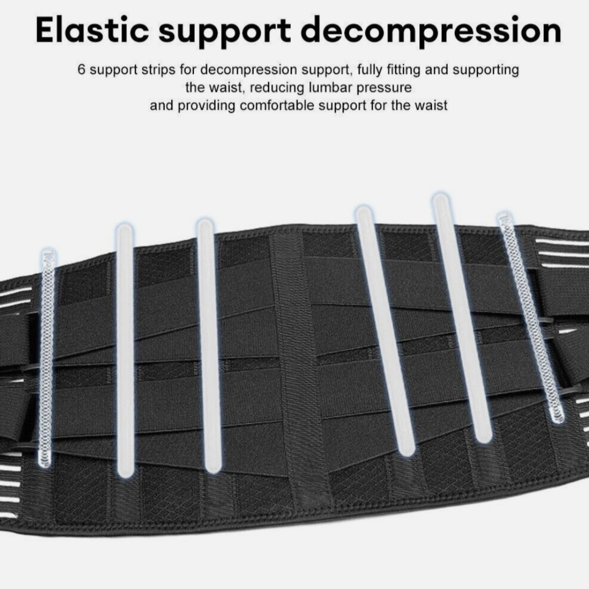 Adjustable Lumbar Back Brace & Lower Back Support Belt for Men and Women