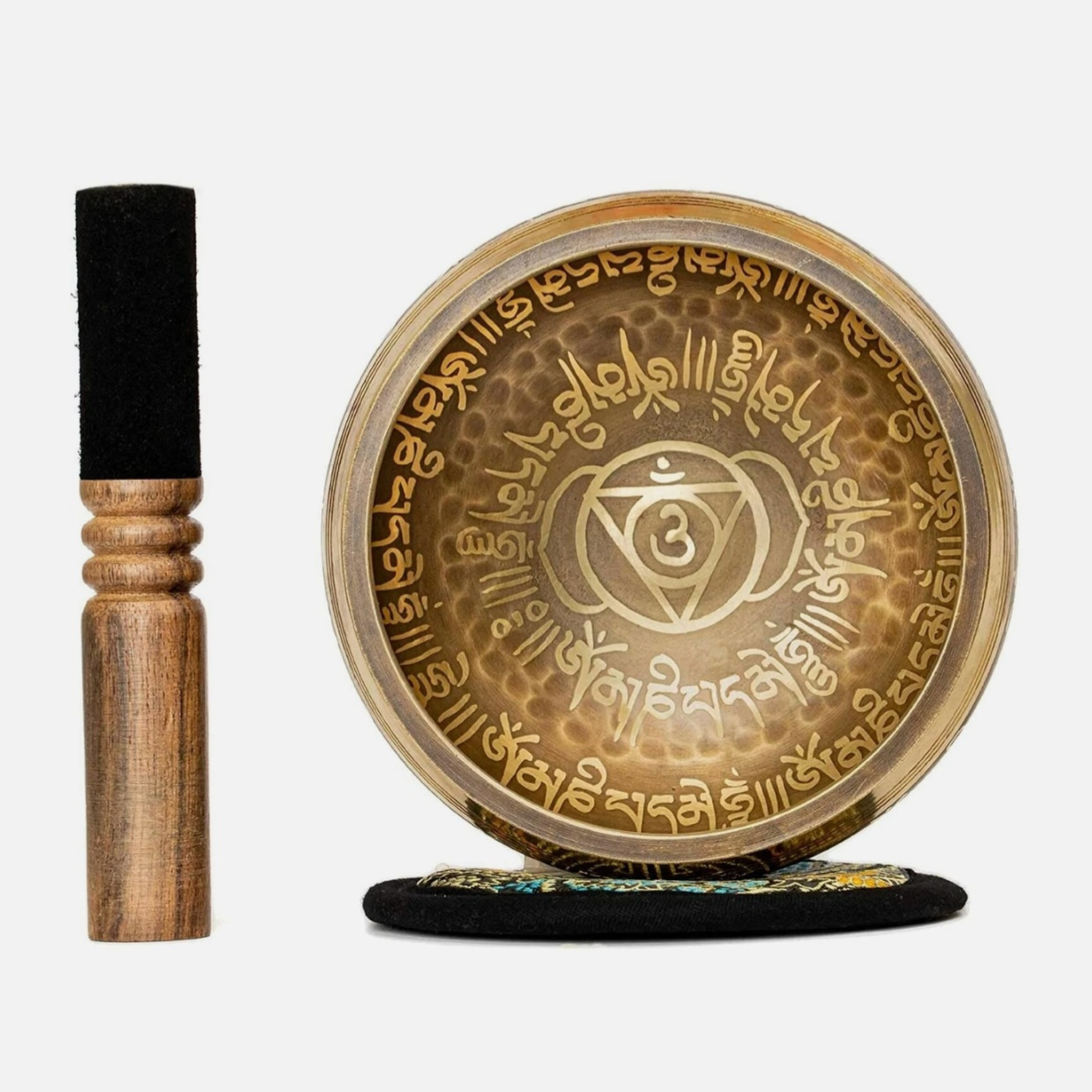 Tibetan Singing Bowl Set for Meditation, Yoga & Sound Healing