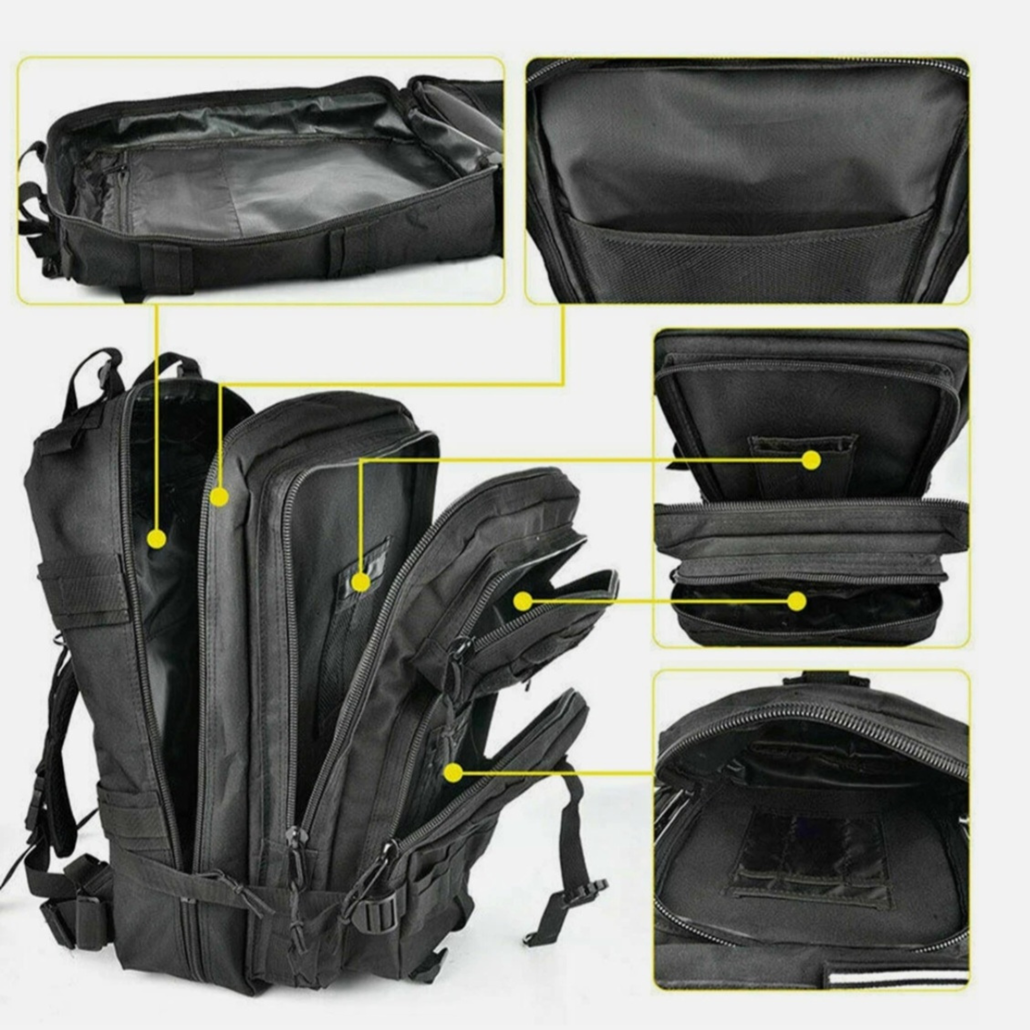50L Tactical Backpack for Hiking, Camping & Outdoor Travel