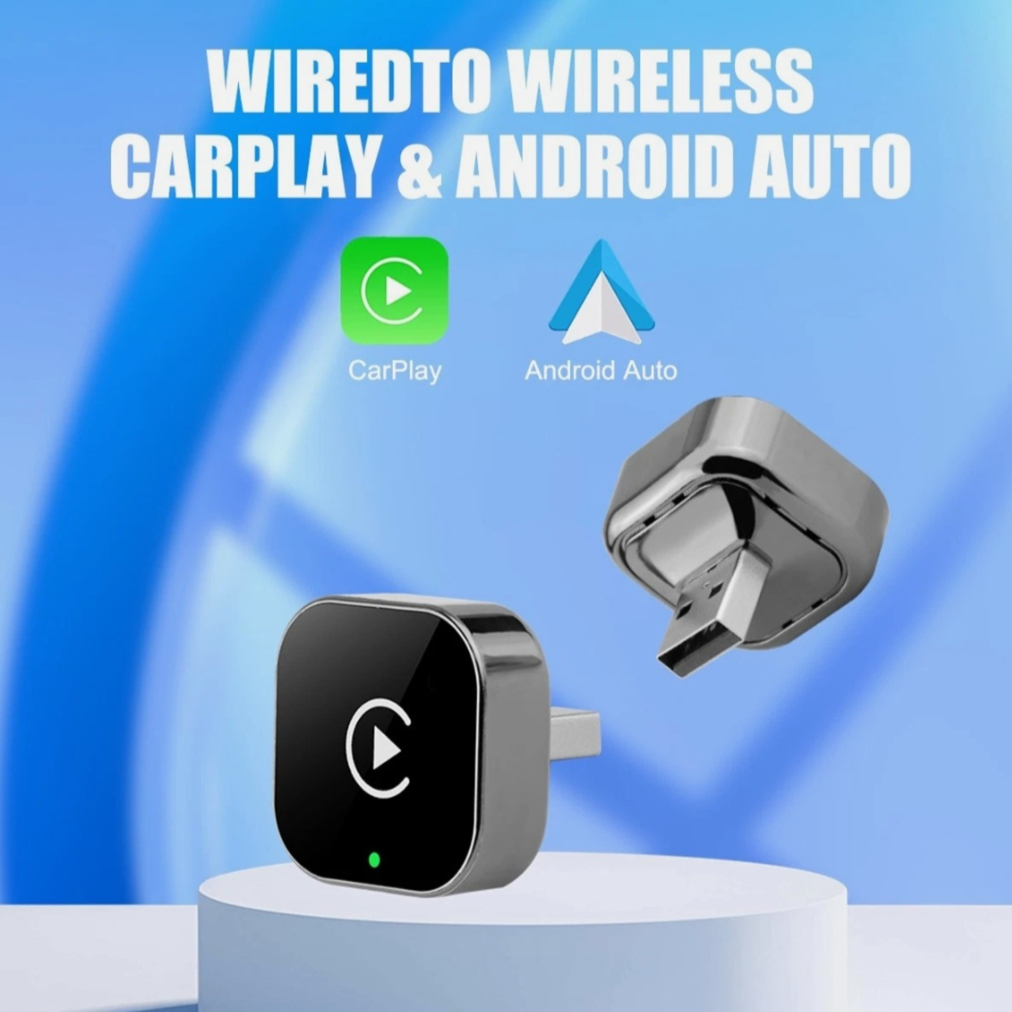 Wireless CarPlay Adapter for Apple & Android – Plug & Play Car Connectivity Upgrade