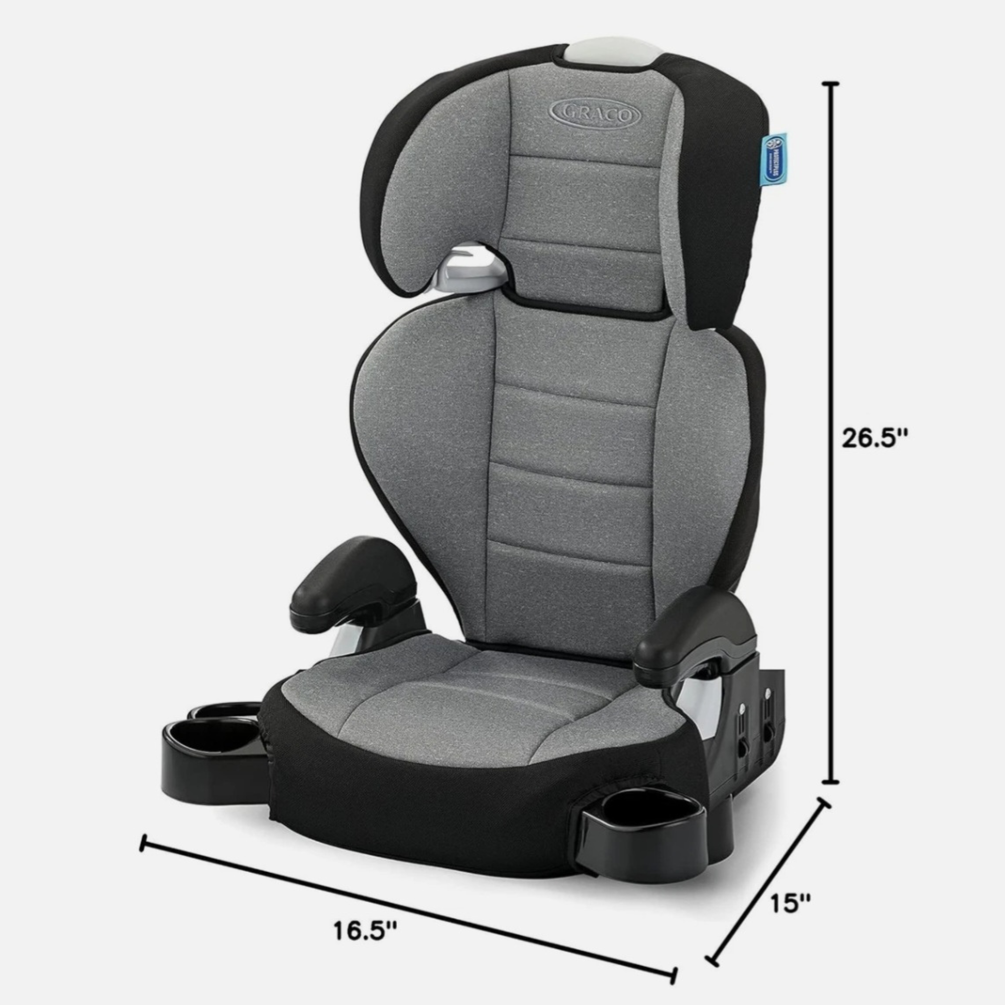 High Back Car Booster Seat for Comfortable, Growing Family Travel