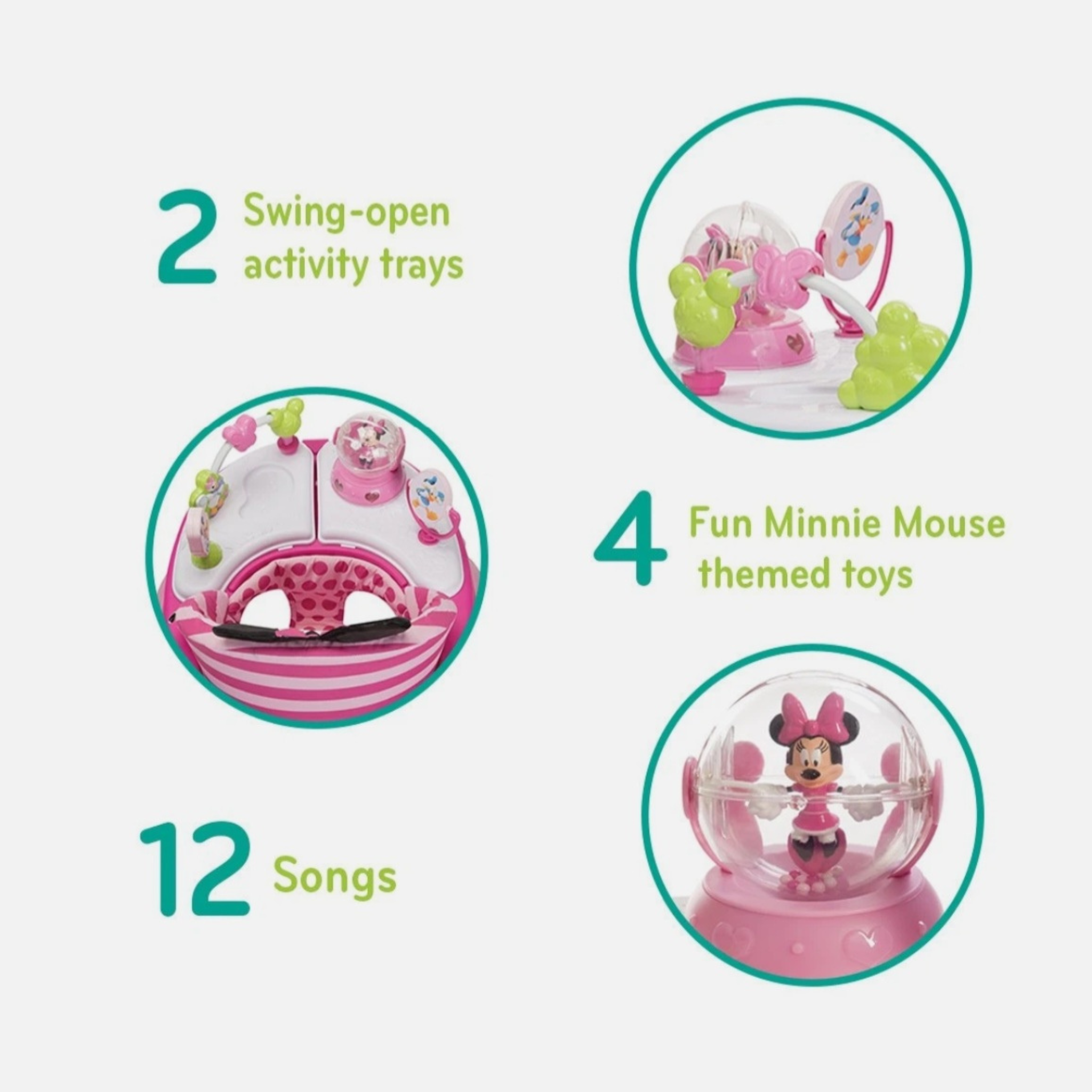 Baby Walker with Music, Lights & Activity Center for Growing Babies