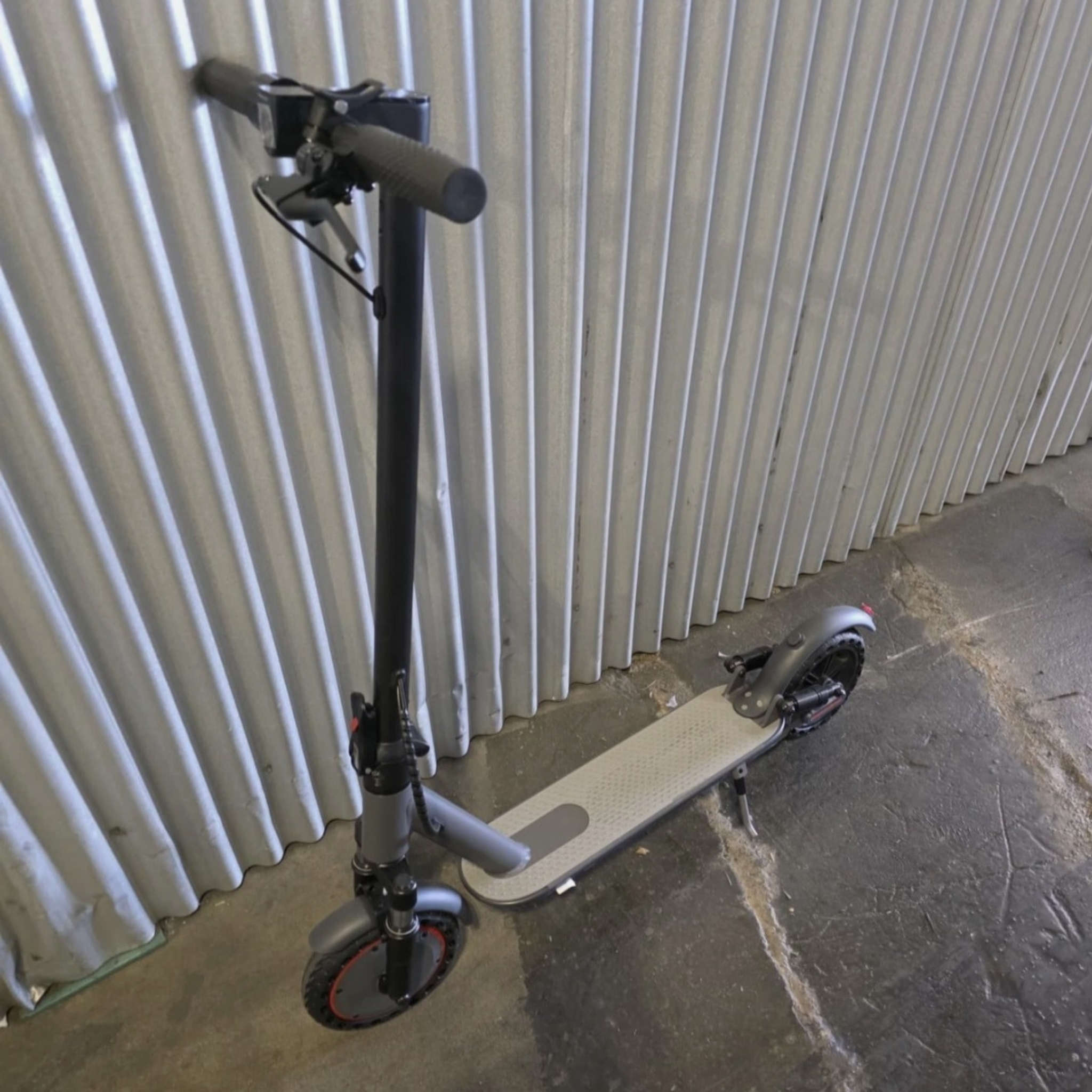 Foldable Electric Scooter with Dual Shock Absorption & App Connectivity