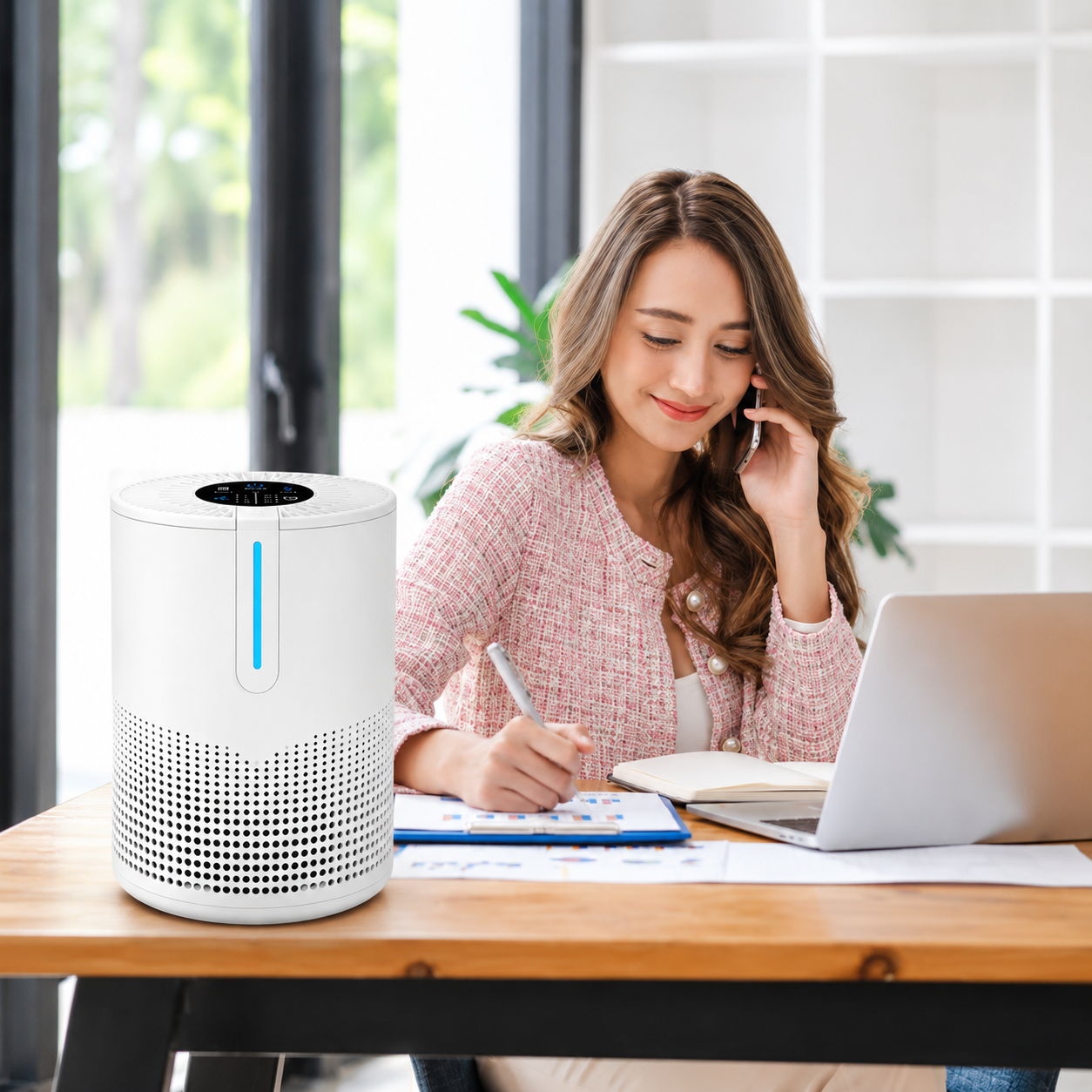 Air Purifier for Home & Bedroom, Portable, HEPA Filter, 475 Sq Ft