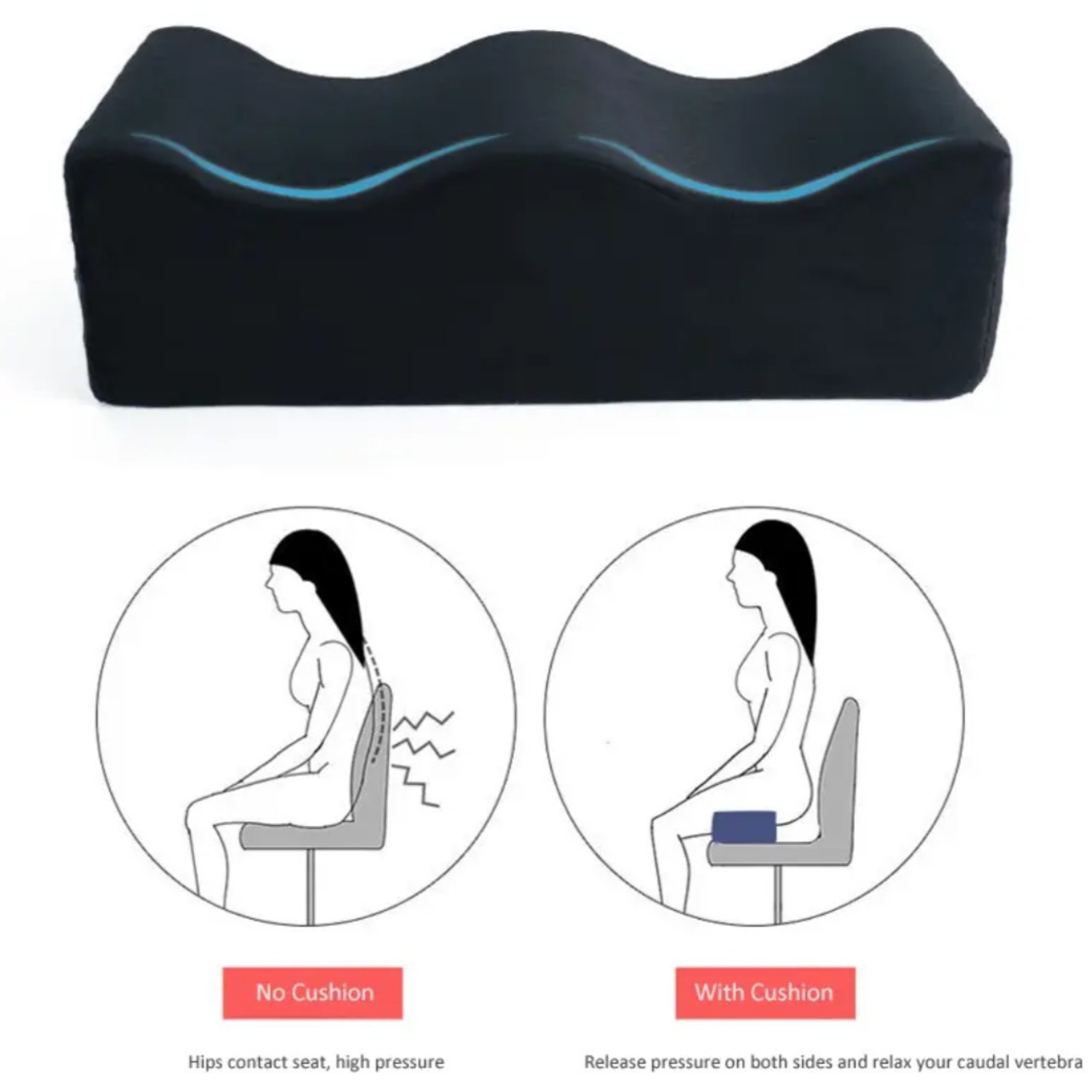 Hip Pillow | Extra Large BBL Pillow