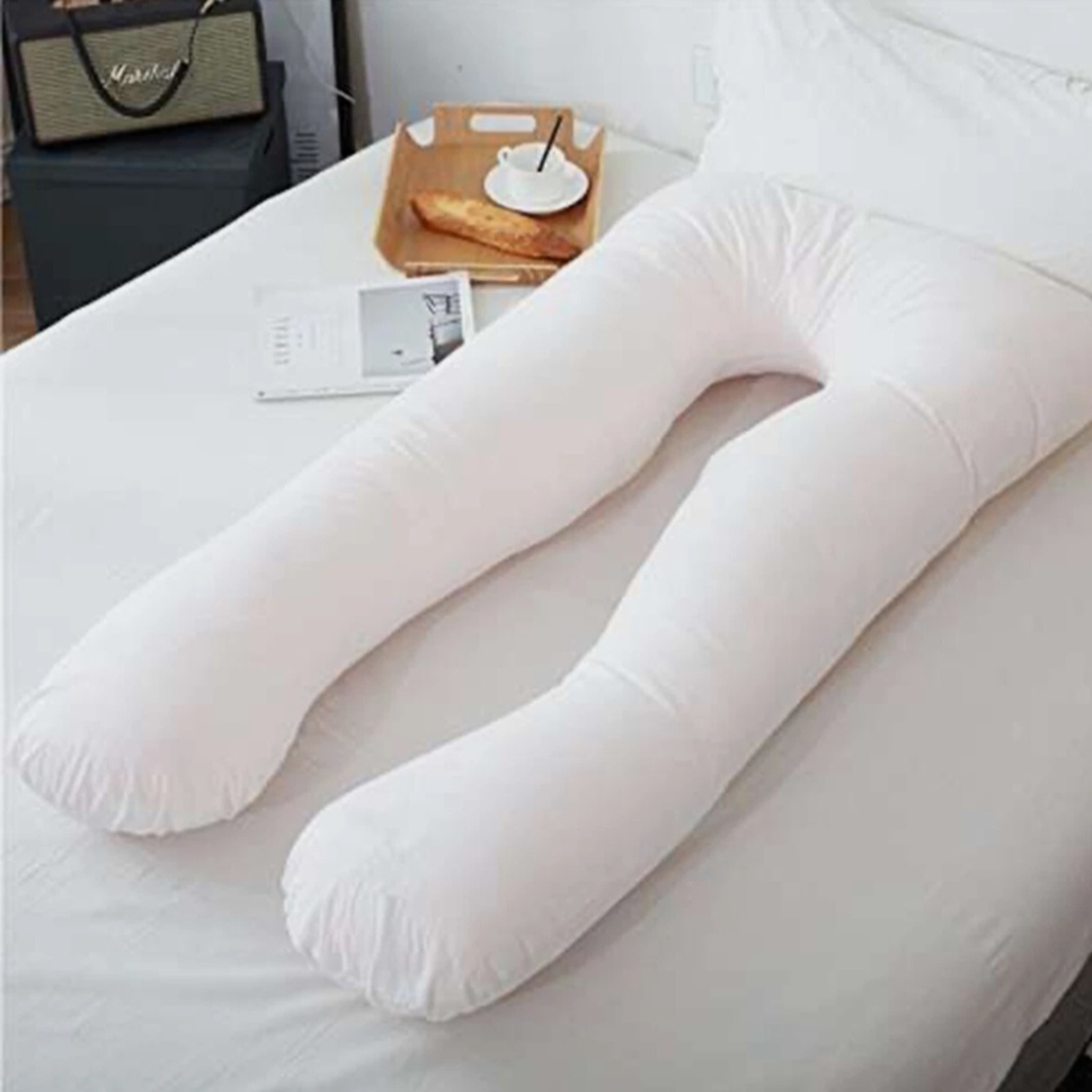 U-Shaped Pregnancy Body Pillow for Full Body Comfort & Maternity Support
