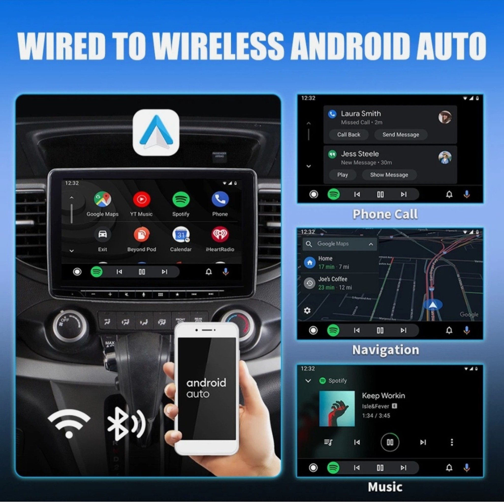 Wireless CarPlay Adapter for Apple & Android – Plug & Play Car Connectivity Upgrade
