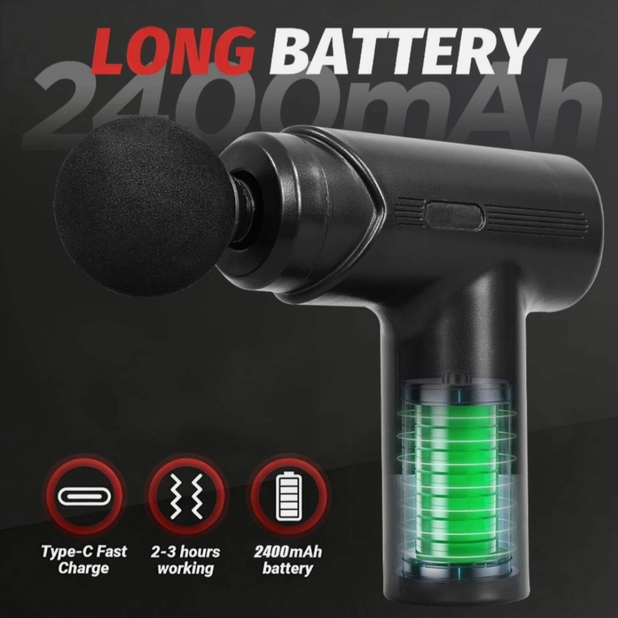 Deep Tissue Massage Gun for Everyday Muscle Relaxation & Recovery