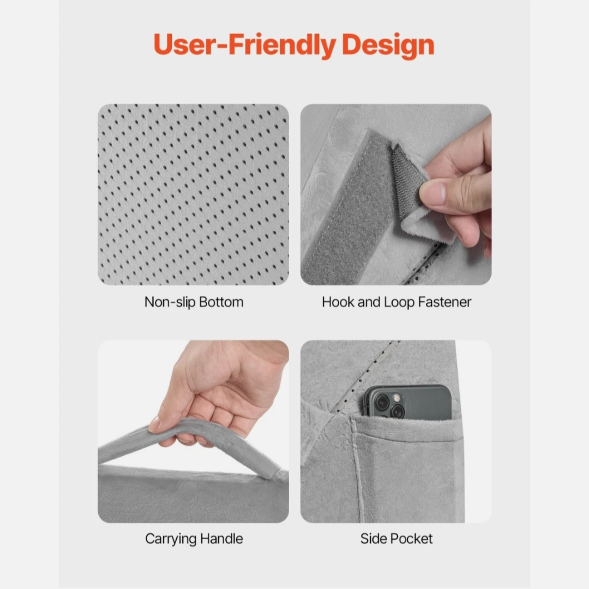 Adjustable Bed Wedge Pillow for Sleeping, Reading & Everyday Comfort