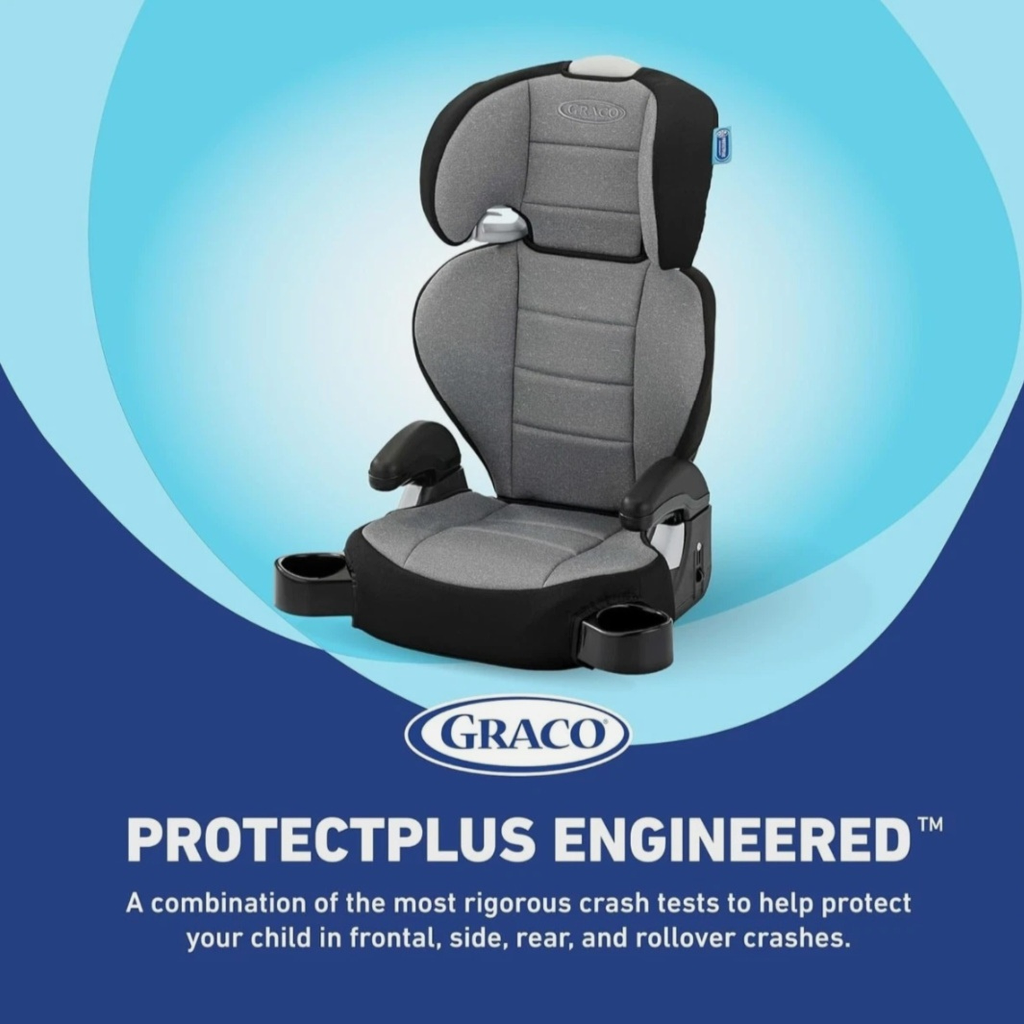 High Back Car Booster Seat for Comfortable, Growing Family Travel