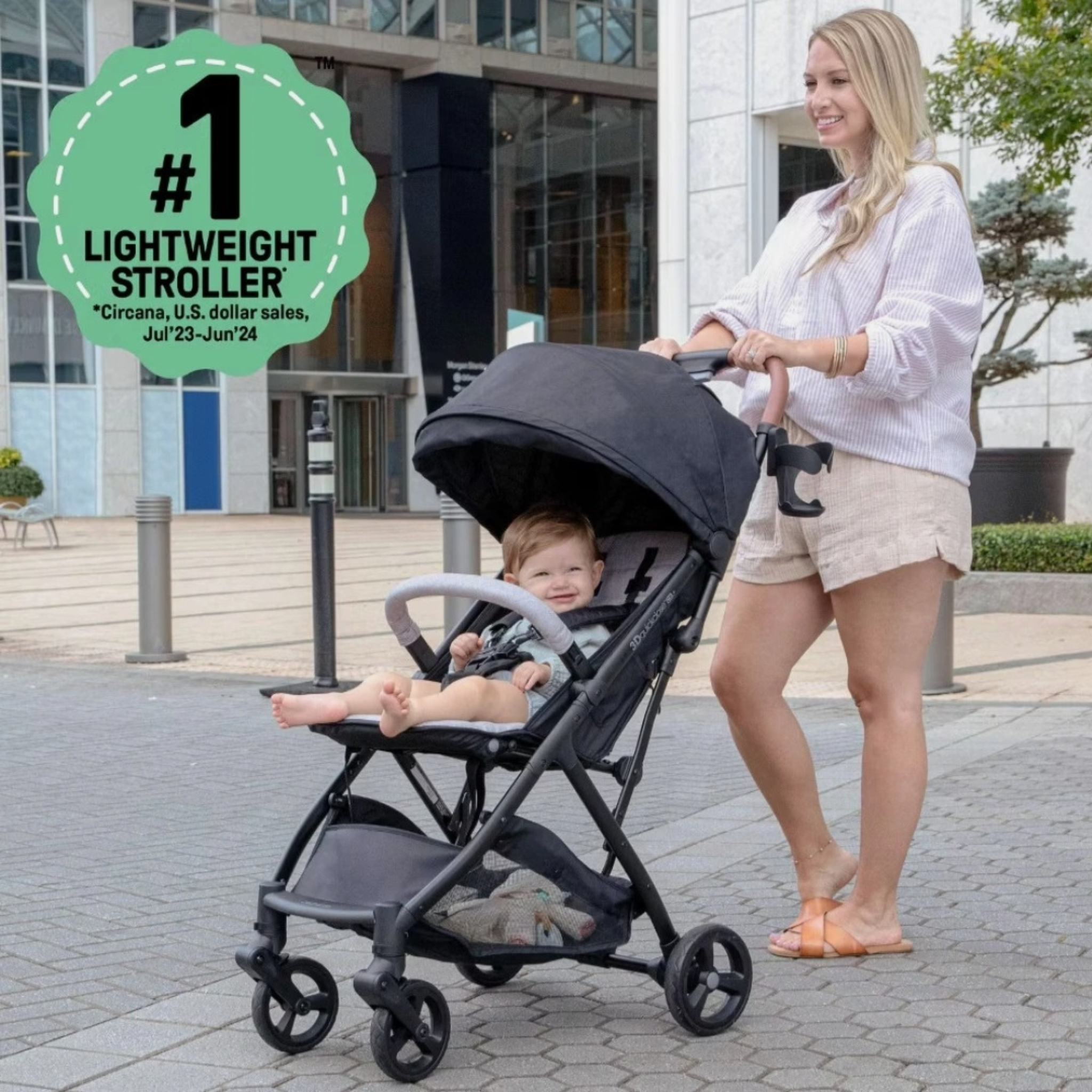Lightweight Travel Stroller Pram for Newborn & Everyday Baby Travel