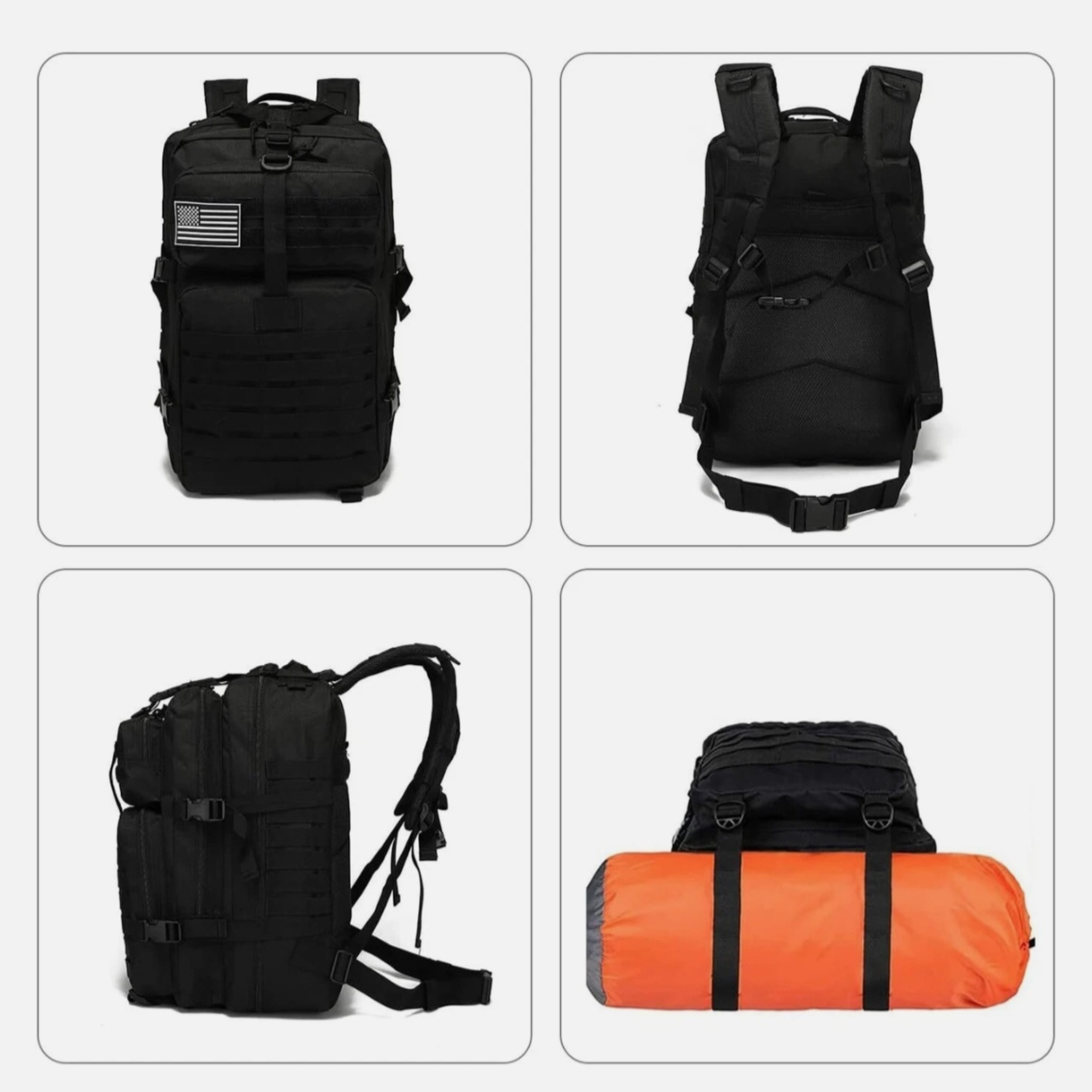 50L Tactical Backpack for Hiking, Camping & Outdoor Travel