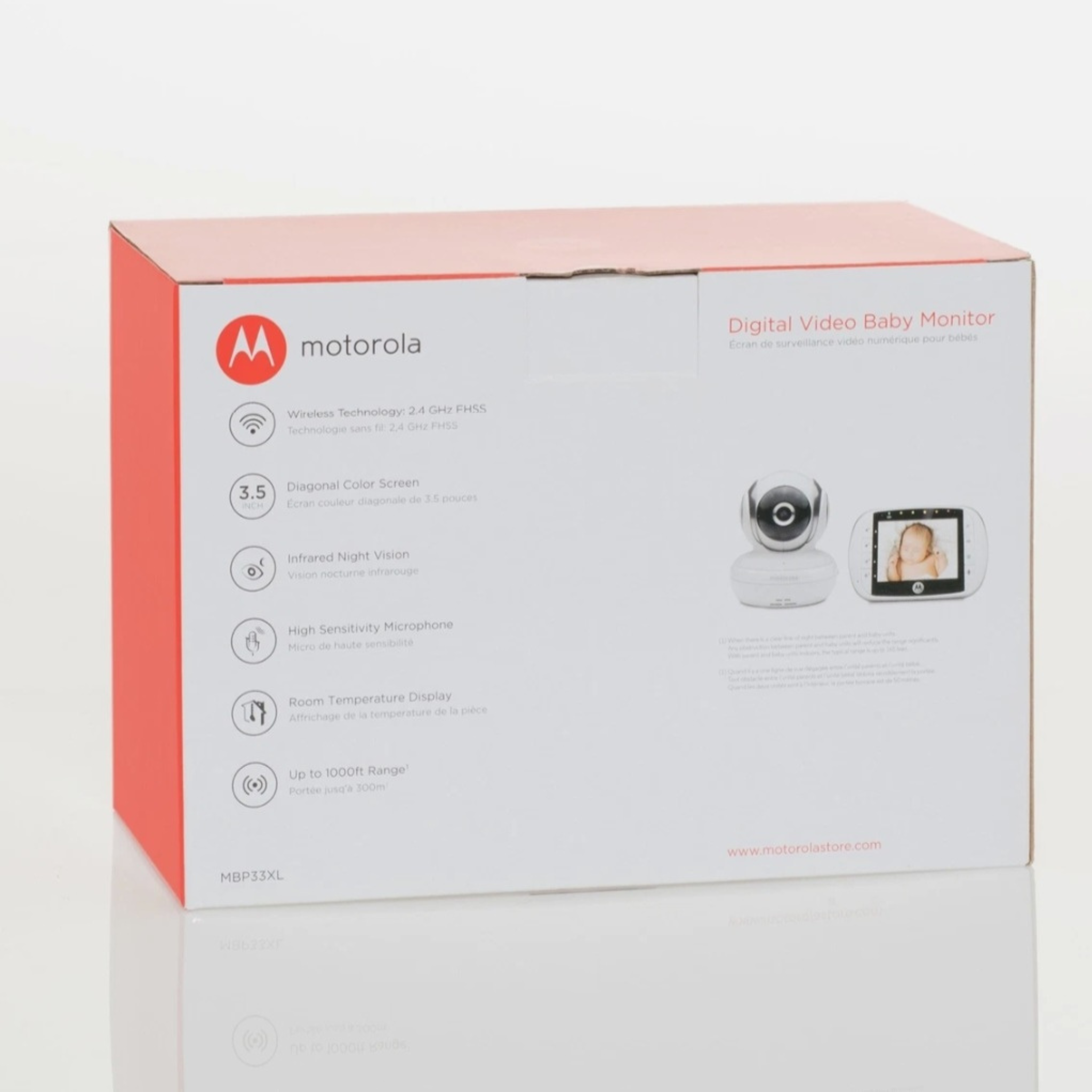 Baby Monitor Camera with Night Vision & Two-Way Audio for Peaceful Monitoring