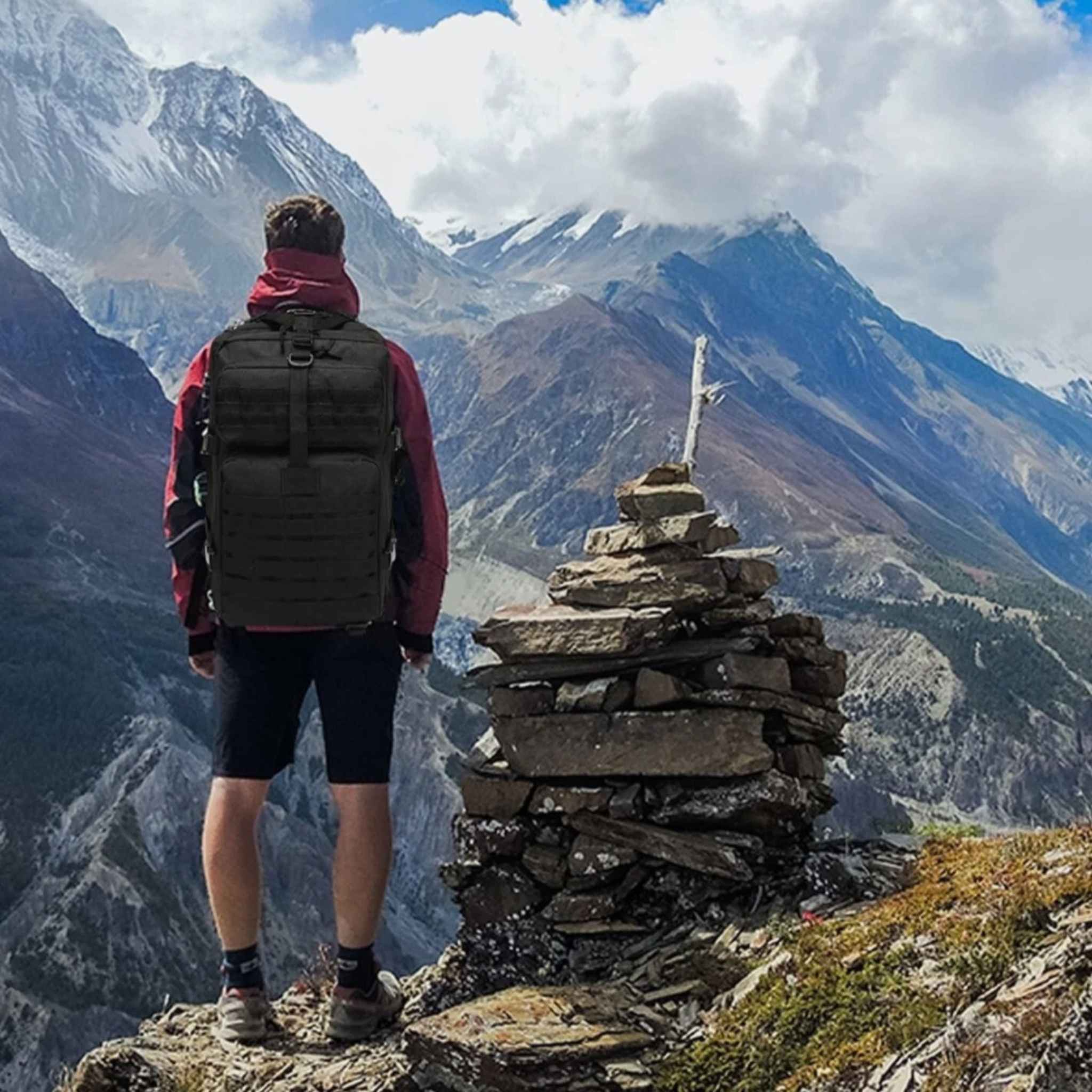 50L Tactical Backpack for Hiking, Camping & Outdoor Travel