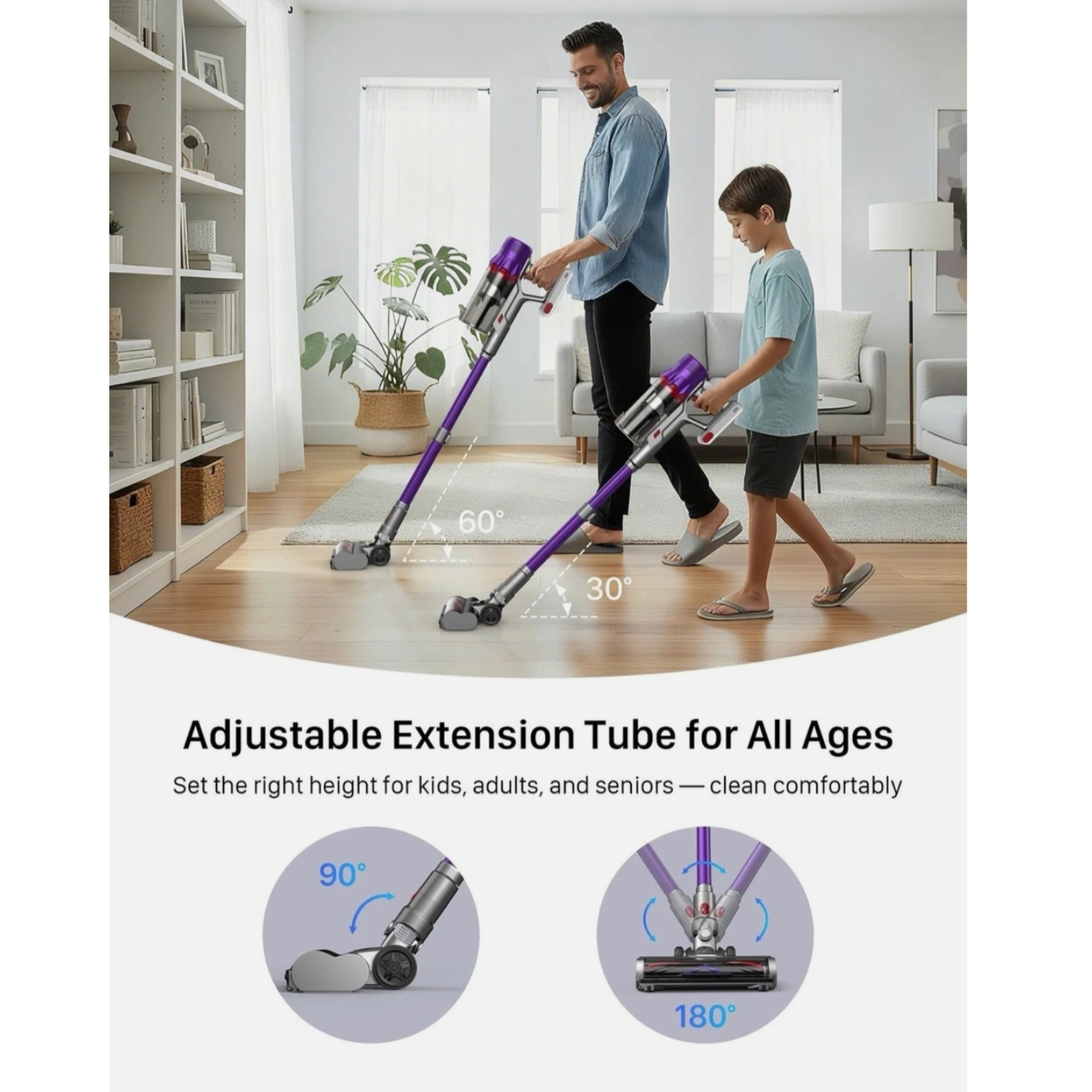 Cordless Stick Vacuum Cleaner for Fast, Effortless Everyday Cleaning