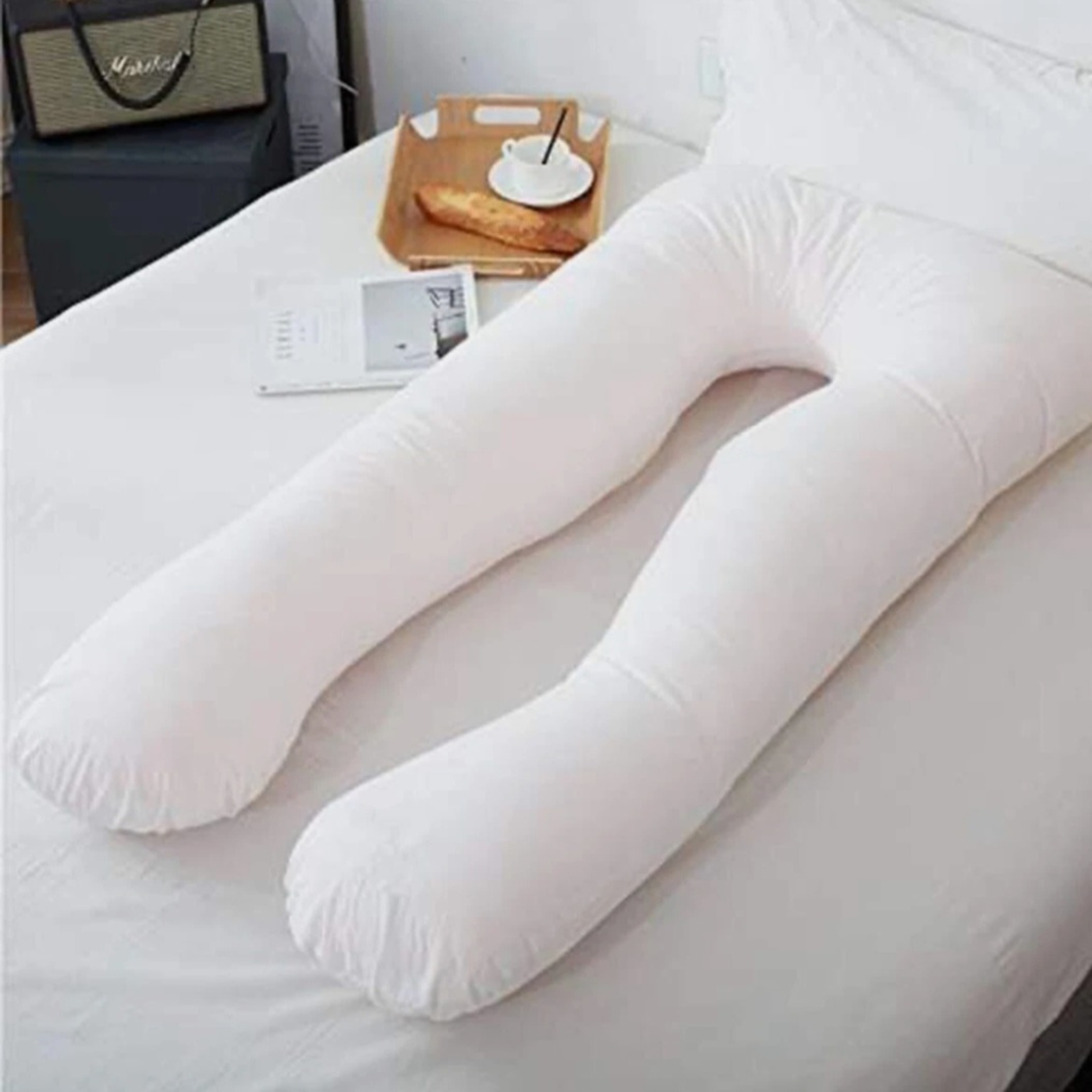 U-Shaped Pregnancy Body Pillow for Full Body Comfort & Maternity Support
