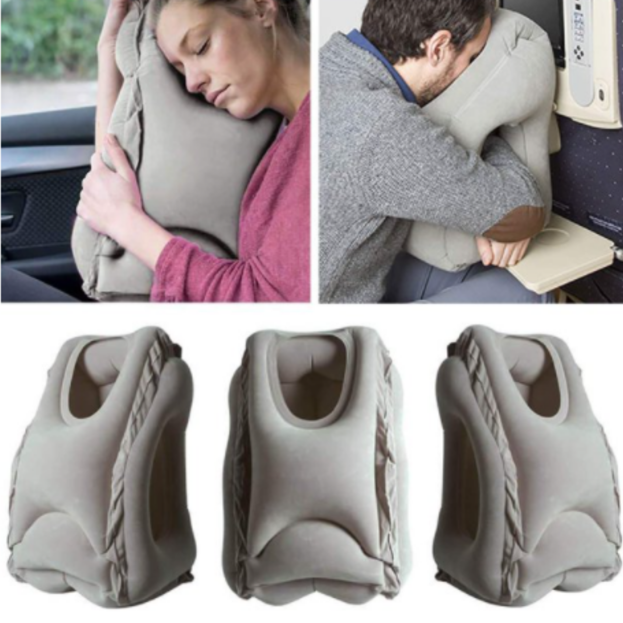 Inflatable Travel Airplane Neck Rest Pillow